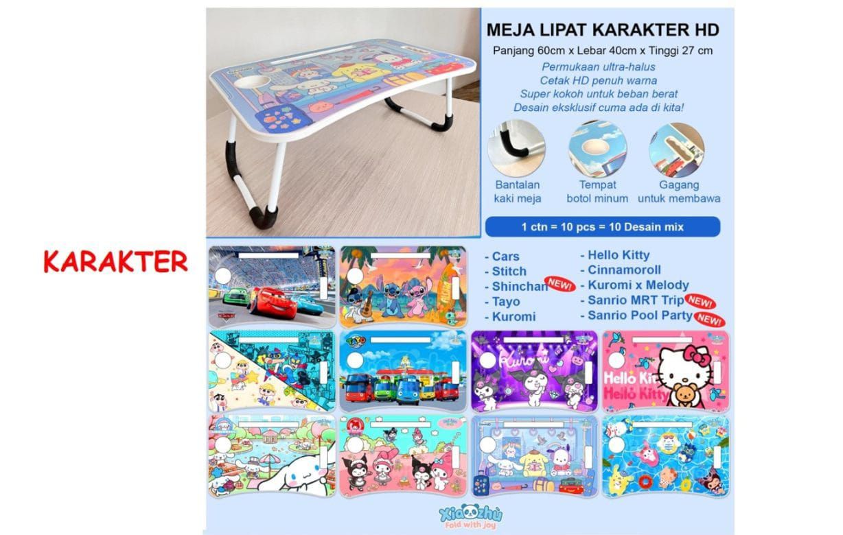 Meja Belajar Sanrio