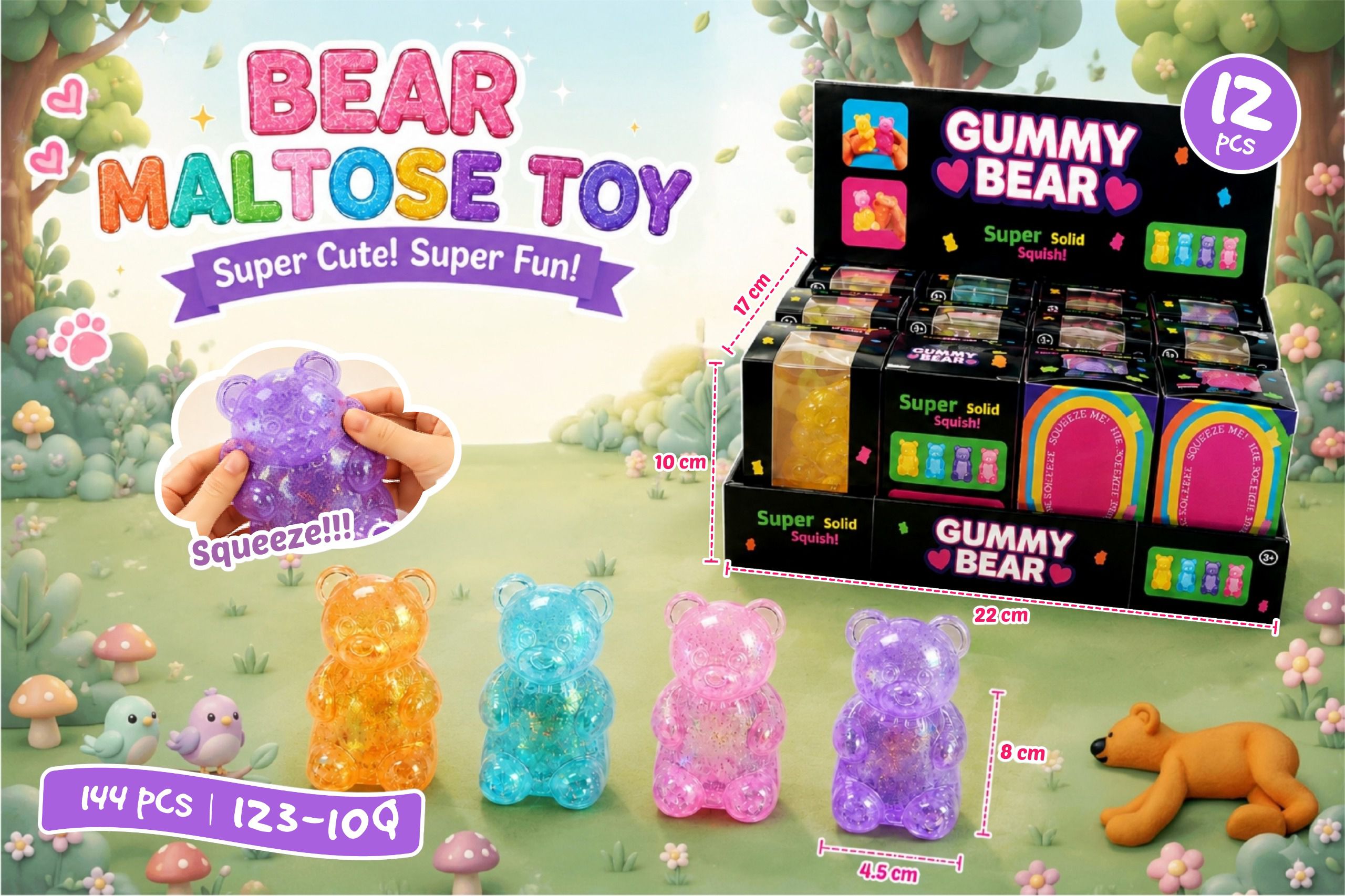 Squishy Gummy Bear isi 12