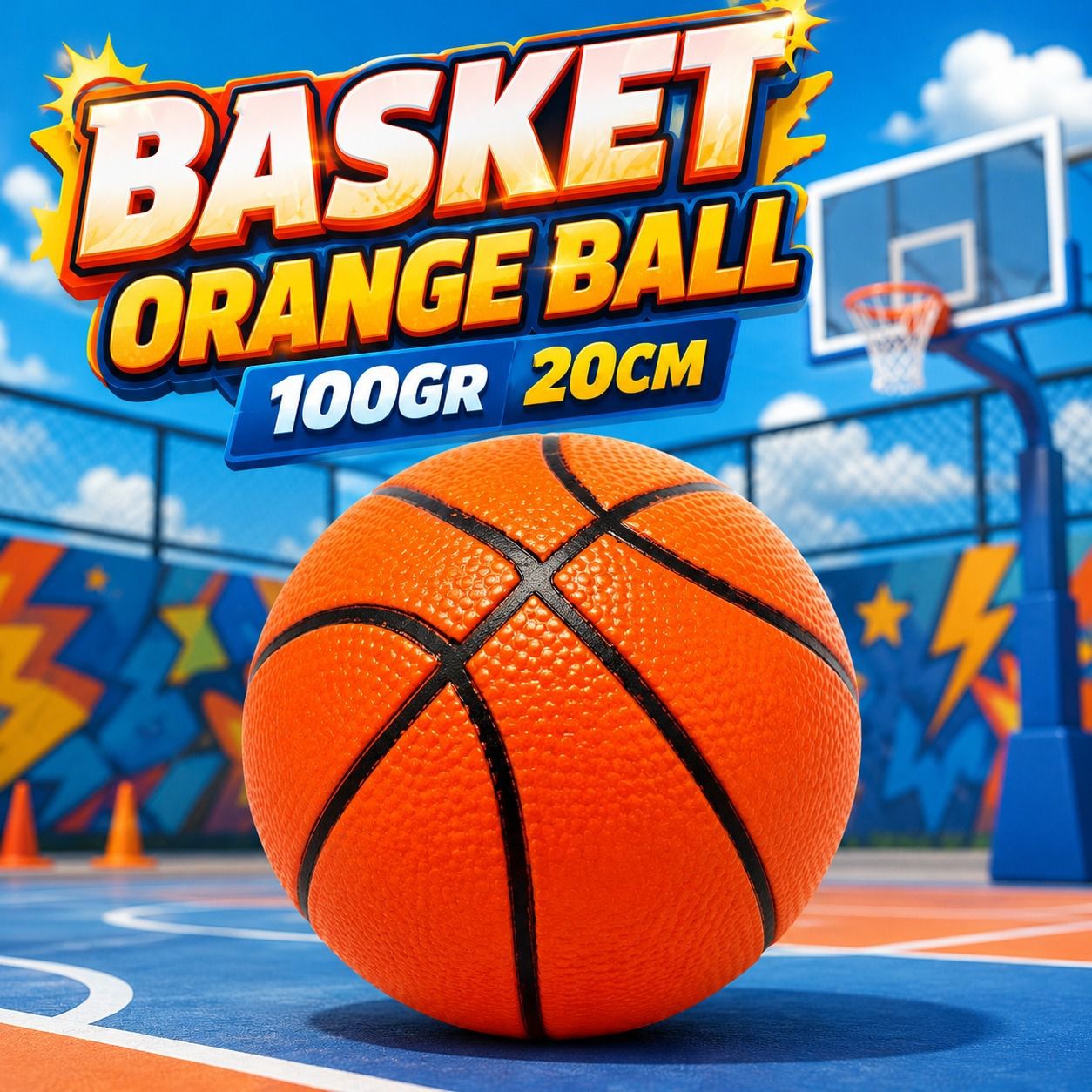 Bola Basket 20 cm