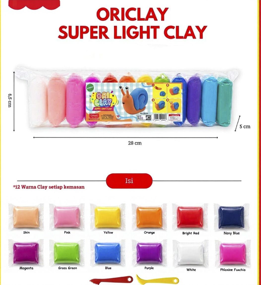 Clay 9 gram tanpa hitam &coklat